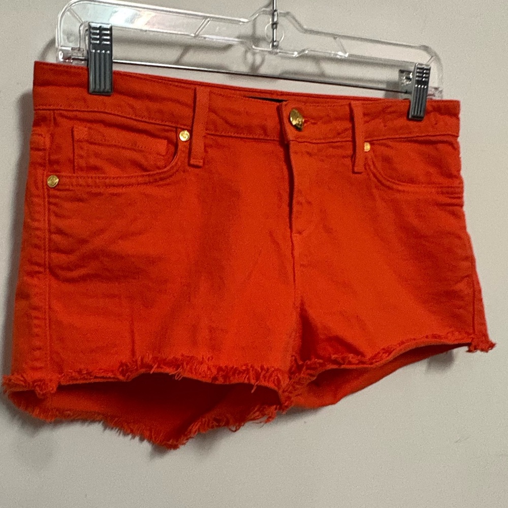 Juicy Couture Mid-Rise Denim Shorts - Picture 2 of 9